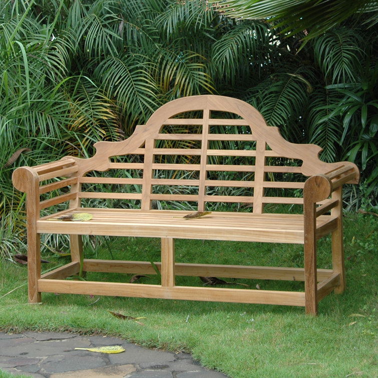 Marlborough Natural Teak 66" Outdoor Bench