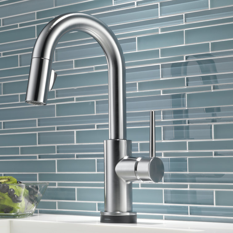 Stainless Steel Modern Pull-Down Kitchen Faucet with Touch Technology