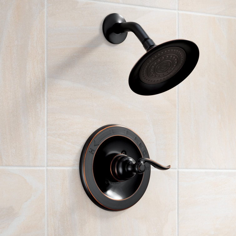 Windemere Oil Rubbed Bronze Rain Shower Faucet Set