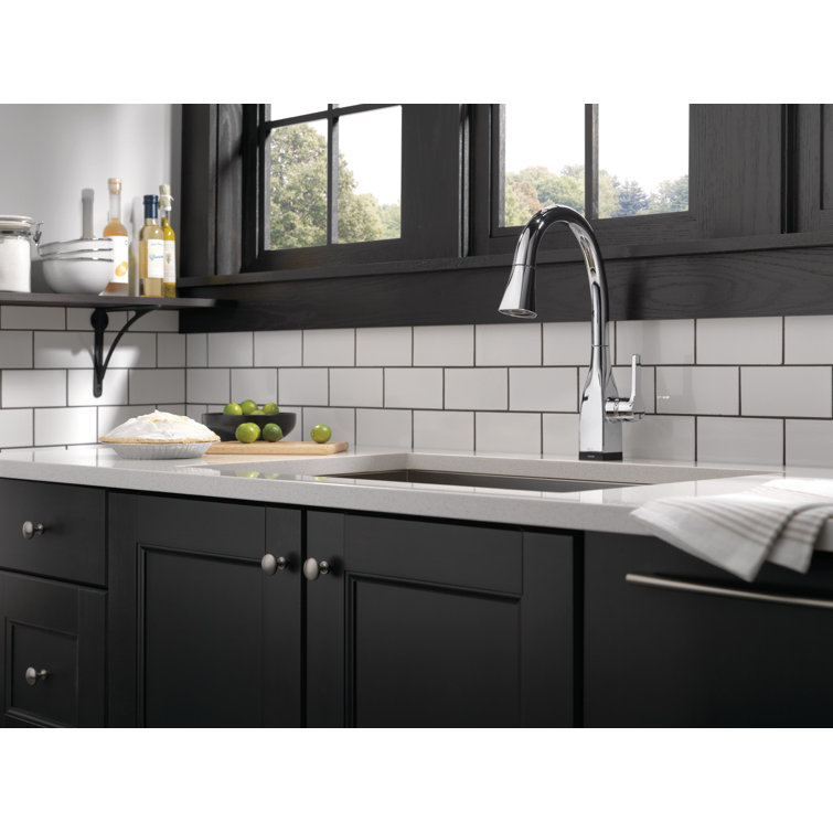 Chrome Pull-Down Touch Kitchen Faucet with Spray