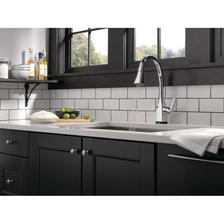 Chrome Pull-Down Touch Kitchen Faucet with Spray