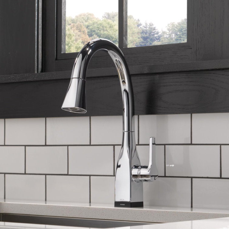 Chrome Pull-Down Touch Kitchen Faucet with Spray
