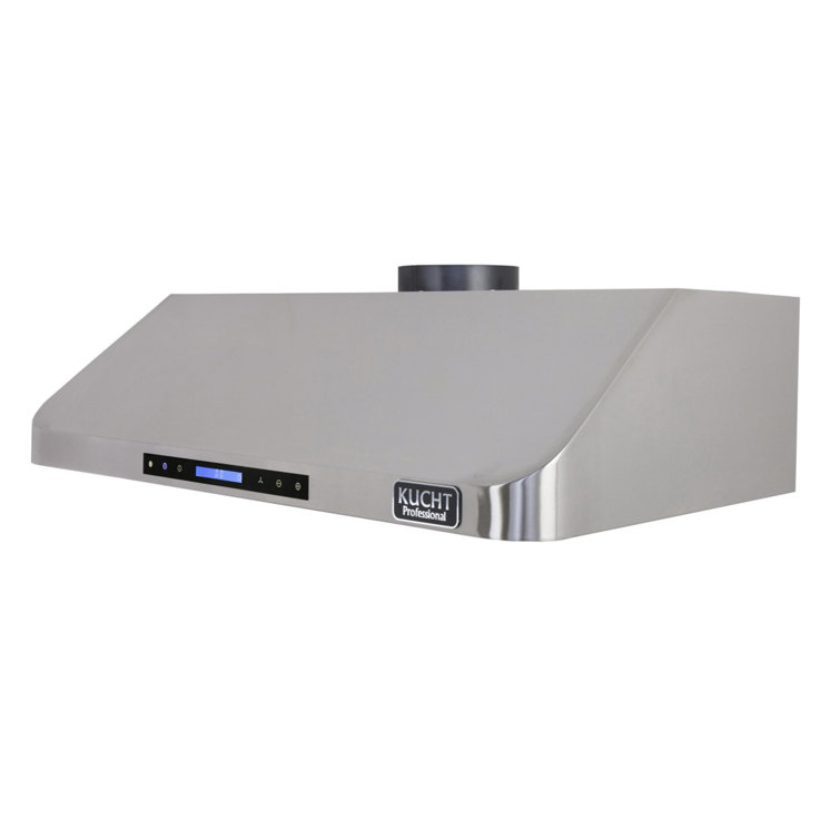 Kucht 36" Stainless Steel Under Cabinet Range Hood with LED Lights