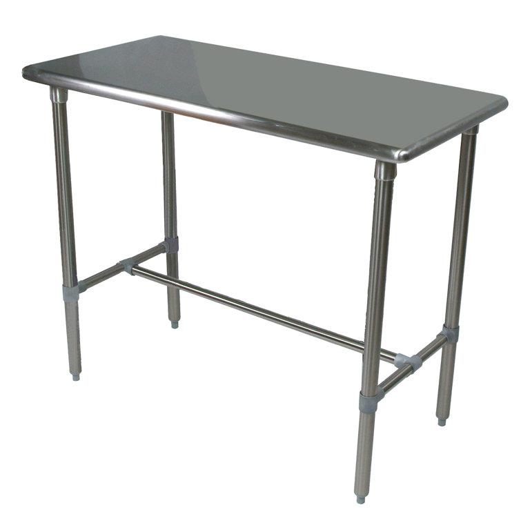 Cucina 48" Stainless Steel Counter Height Dining Table
