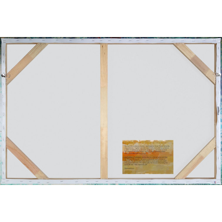 Basketball Swish Multicolor Canvas Art Print