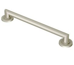 12-Inch Brushed Nickel Stainless Steel Modern Grab Bar