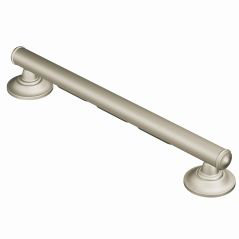 Brushed Nickel 19-inch Stainless Steel Wall Mount Grab Bar