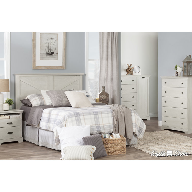 Avilla Winter Oak Cottage Style 5-Drawer Vertical Dresser