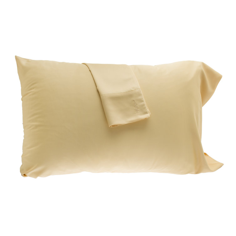 King White Hypoallergenic Bamboo Viscose Pillowcase Set