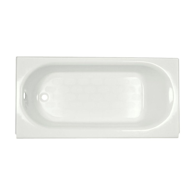 Princeton 60'' White Porcelain Alcove Soaking Bathtub