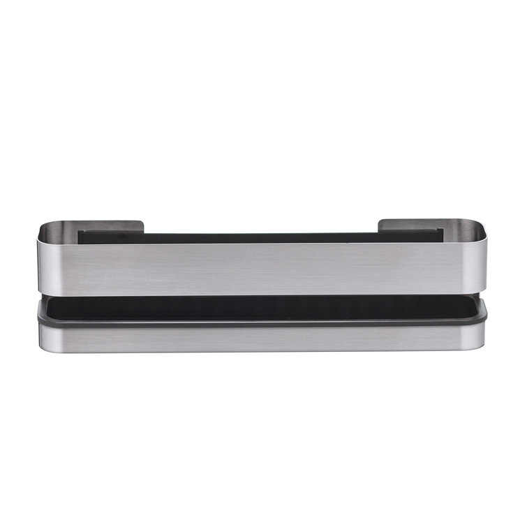 Nexio Brushed Stainless Steel Wall Mount Shower Shelf