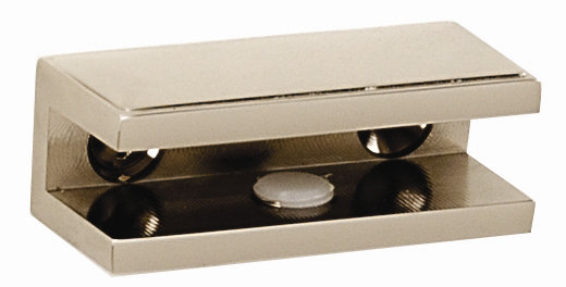 Polished Nickel Antimicrobial Wall Shelf Bracket