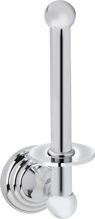 Polished Chrome Wall Mounted Reserve Toilet Paper Holder