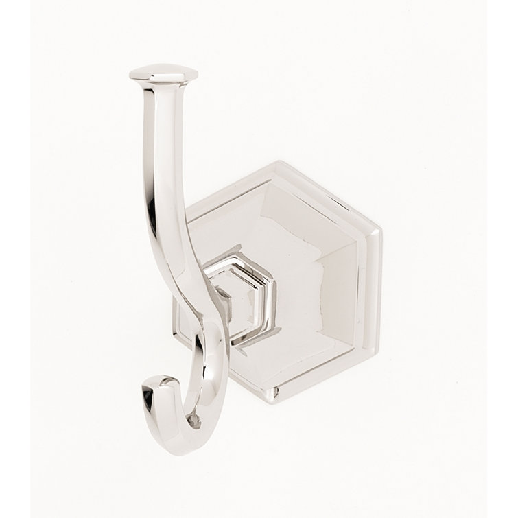 Polished Nickel Wall Mounted Robe Hook