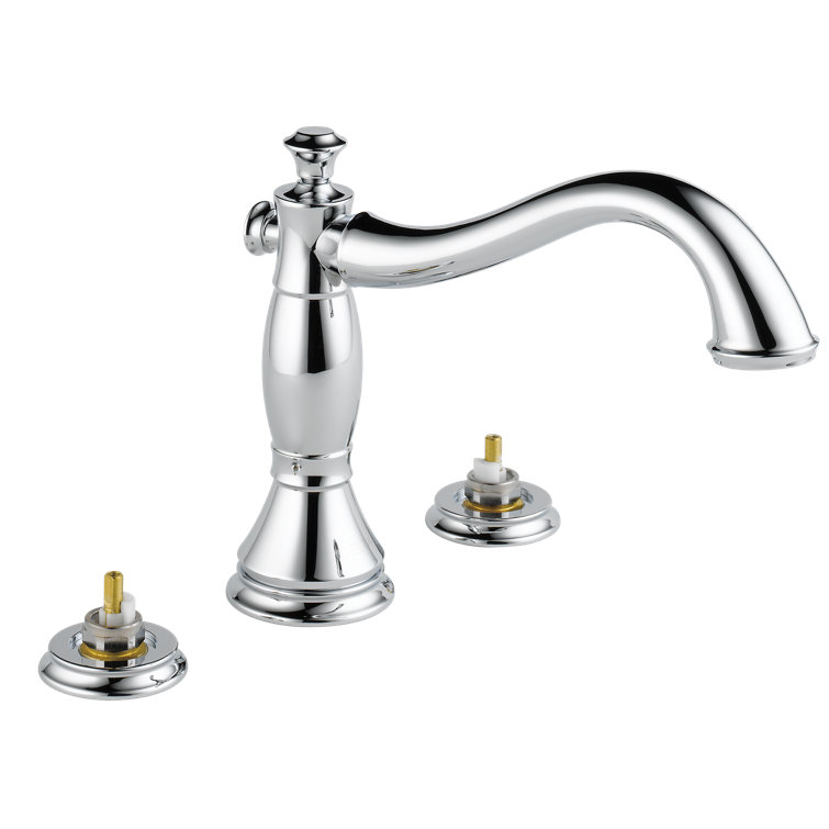 Cassidy Chrome 2-Handle Deck-Mount Roman Tub Faucet Trim Kit