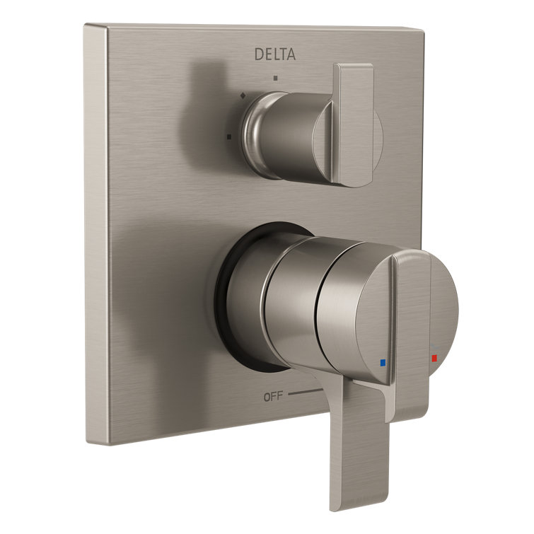 Stainless Steel Modern Lever Shower Trim Kit