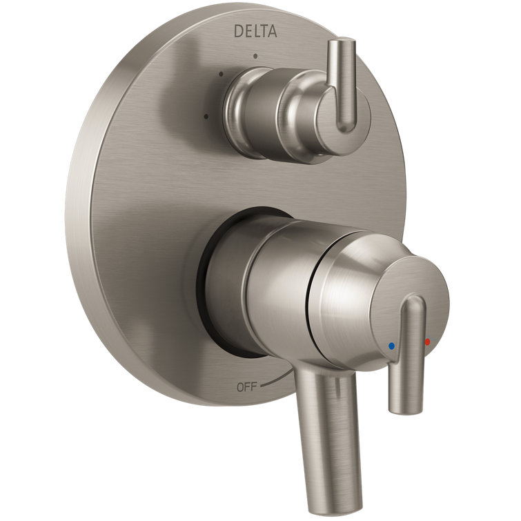Stainless Steel Wall-Mounted Lever Shower Trim Kit