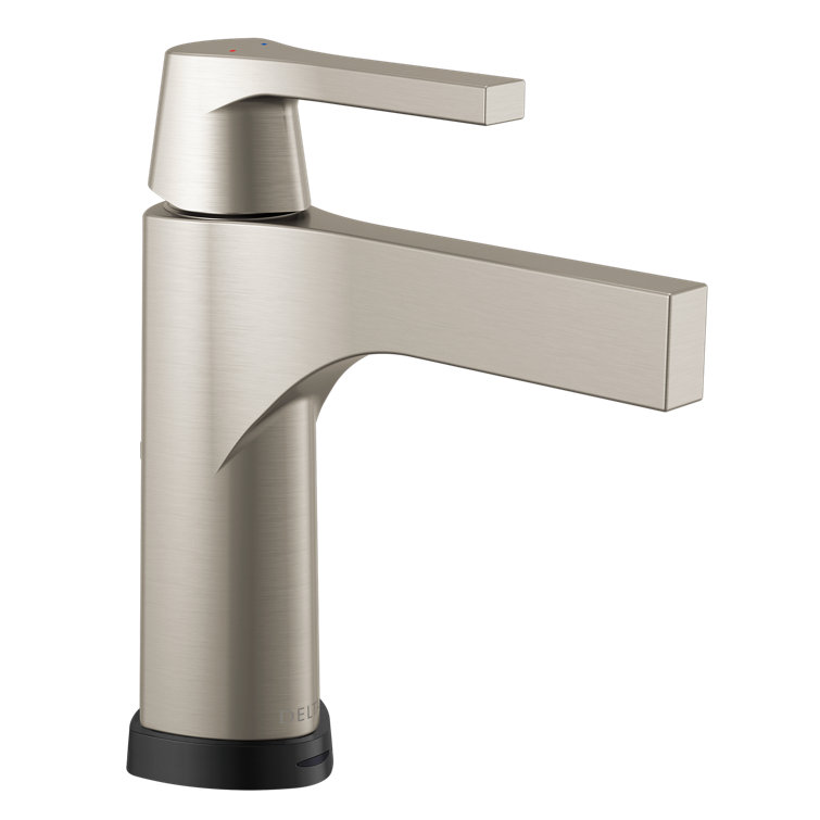 Modern Stainless Steel Single Hole Bathroom Faucet with ADA Compliance