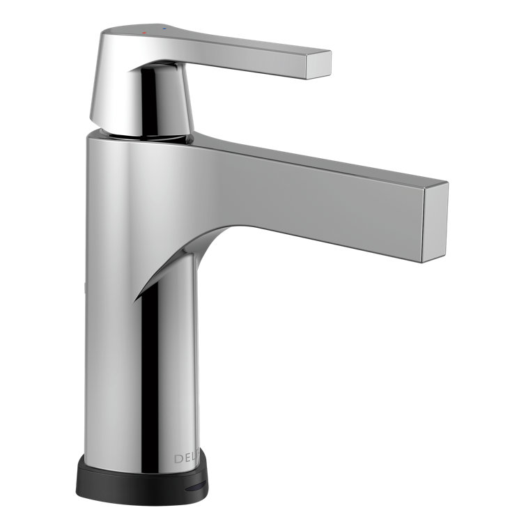 Zura 7 3/4" Chrome Modern Single Hole Faucet with Touch2O Technology