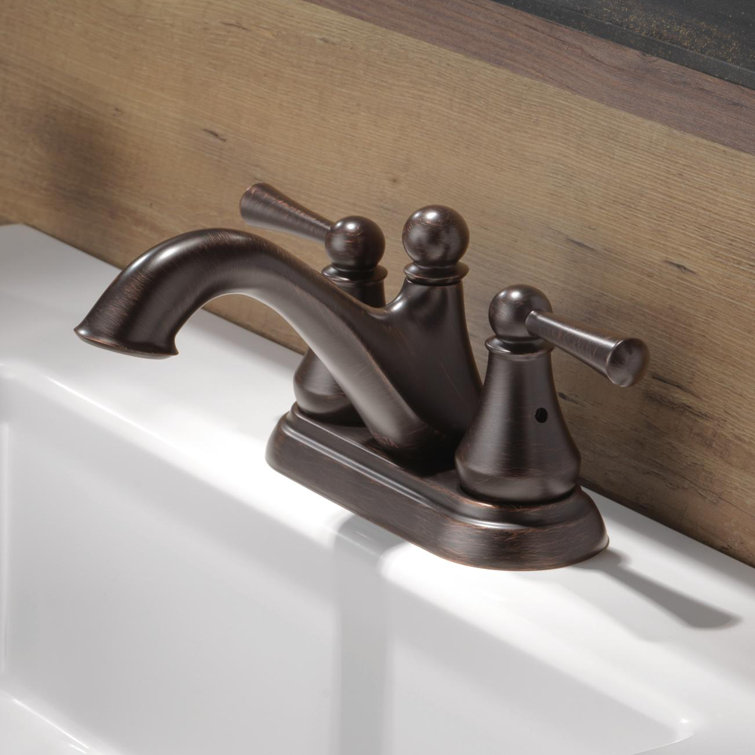 Delta Haywood Elegance Centerset Venetian Bronze Bathroom Faucet