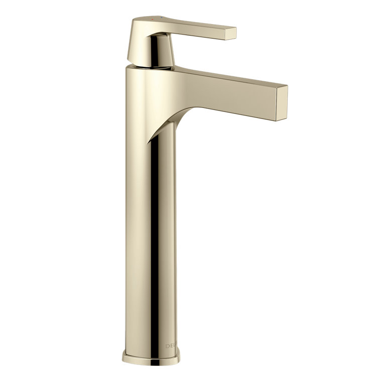 Polished Nickel Single Hole Vessel Bathroom Faucet