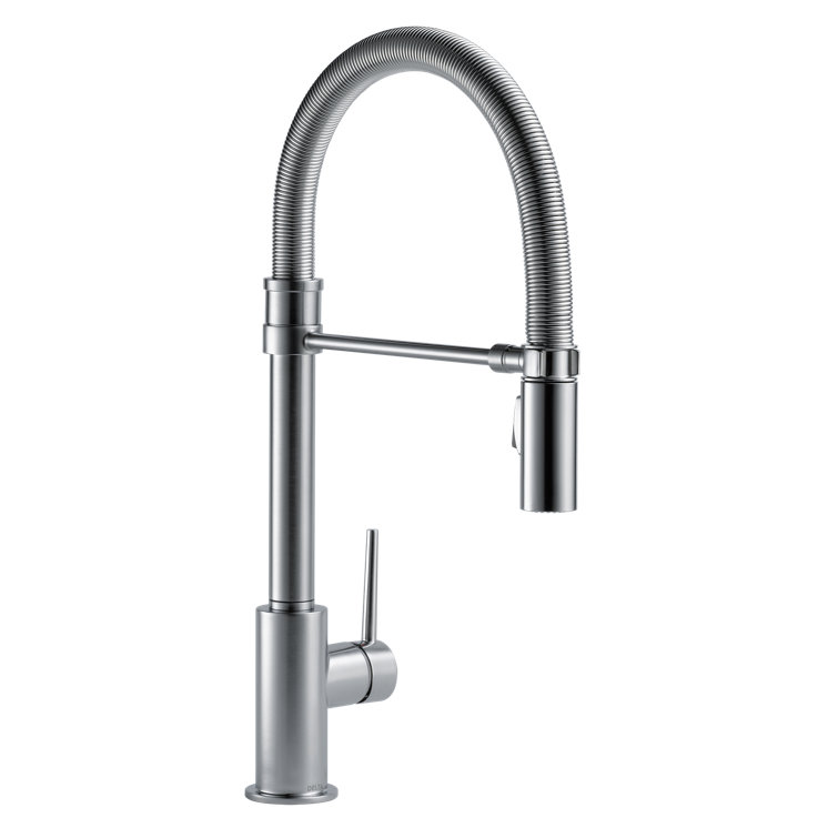 Arctic Stainless Steel Pull-Down Kitchen Faucet with Spray