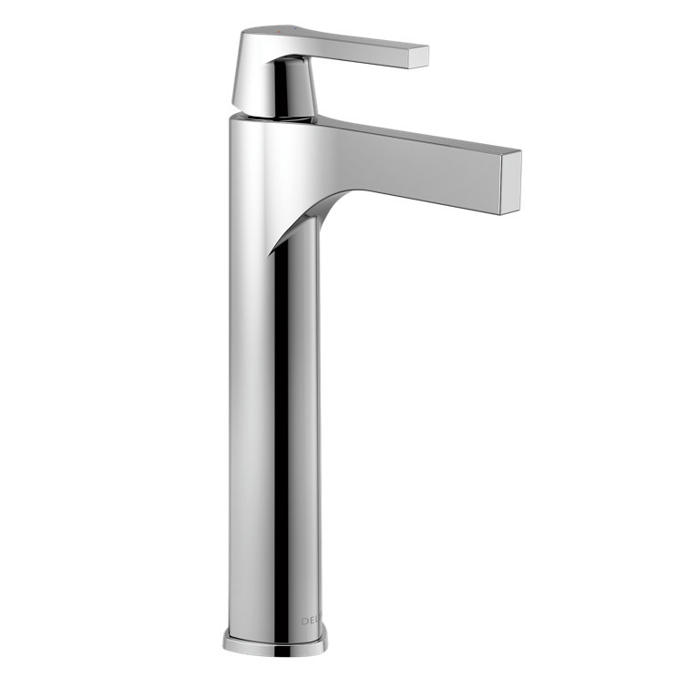 Zura Polished Chrome Single Handle Vessel Bathroom Faucet