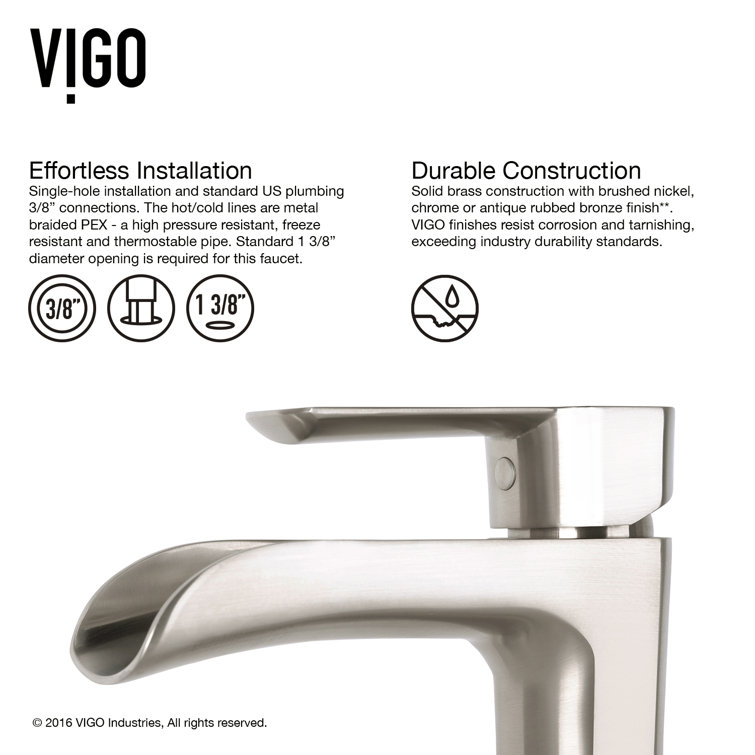 Titanium Gray Glass Vessel Sink with Modern Brushed Nickel Faucet