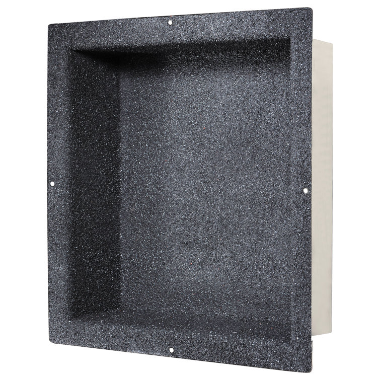 Stainless Steel Square Shower Niche with Sand Coating