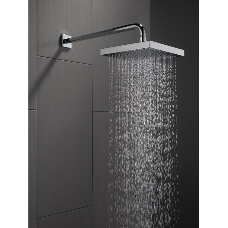 Chrome 8" Square Wall Mounted Rain Shower Head
