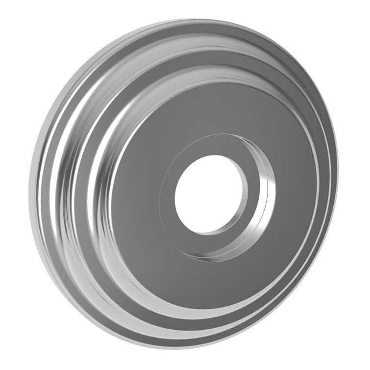 Chelsea Polished Chrome 4" Surface Mount Hotel Shelf Kit