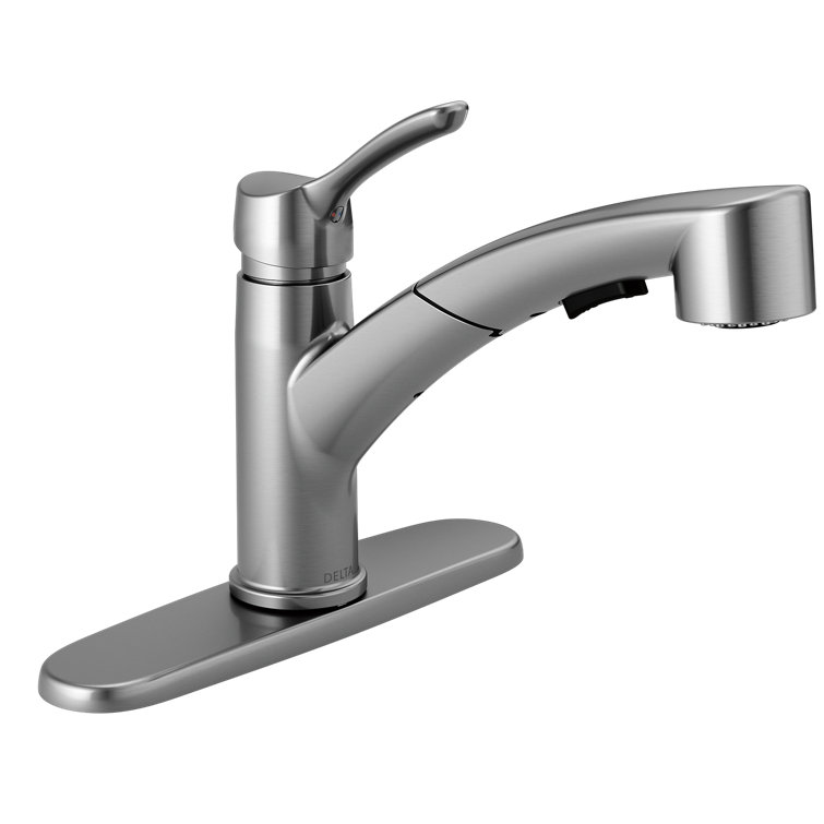 Collins Pull Out Sprayer Kitchen Sink Faucet, Single Handle Kitchen Faucet