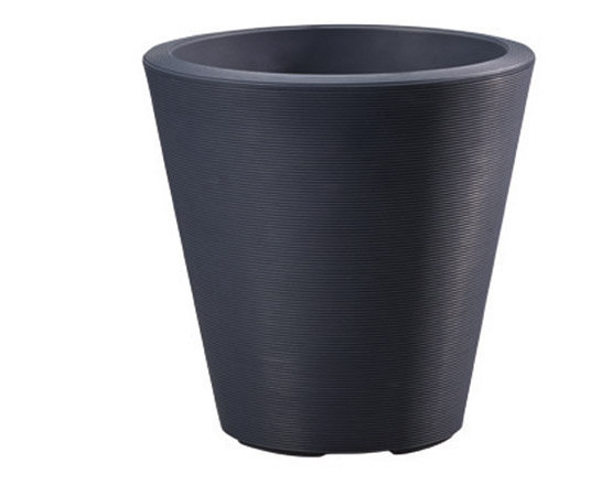 Madison 14" Midnight Blue Double-Walled Modern Plant Pot