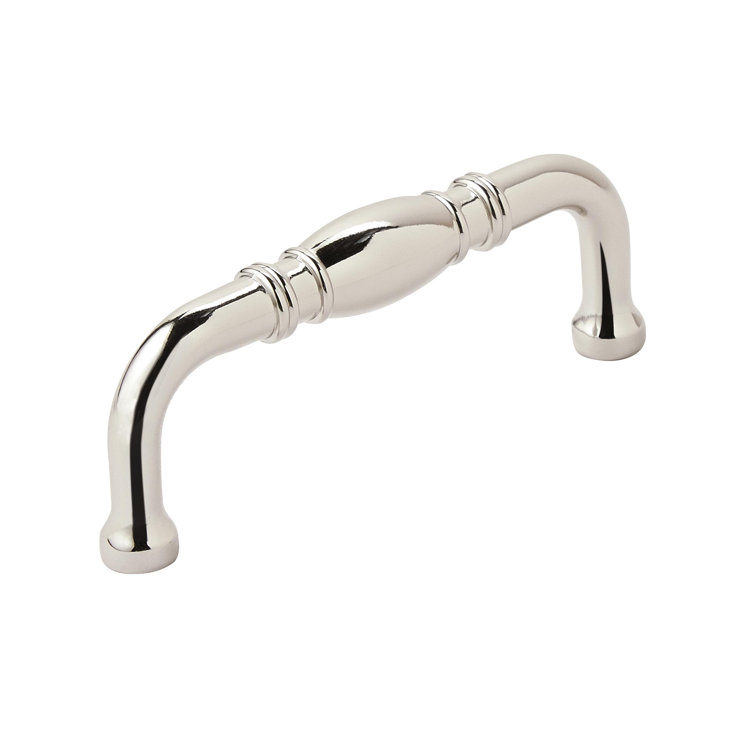 Polished Nickel 5-1/16 Inch Traditional Bar Pull