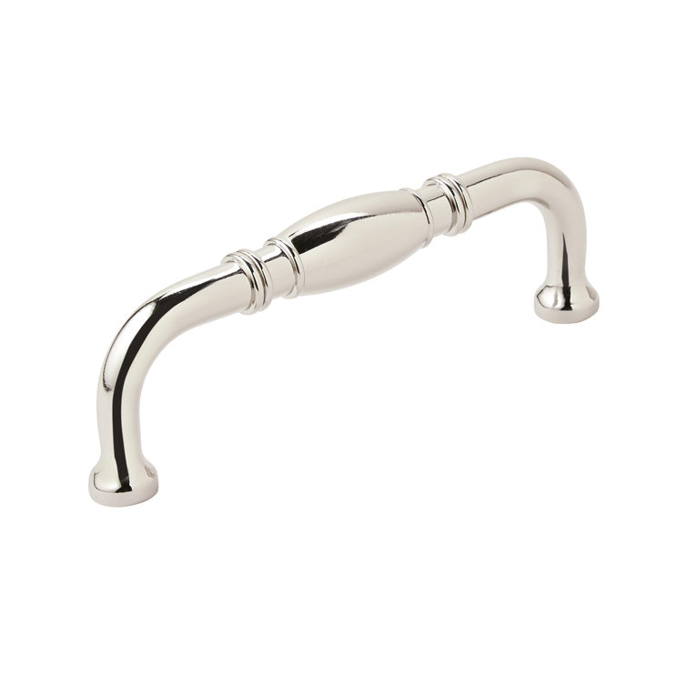 Polished Nickel 5-1/16 Inch Traditional Bar Pull