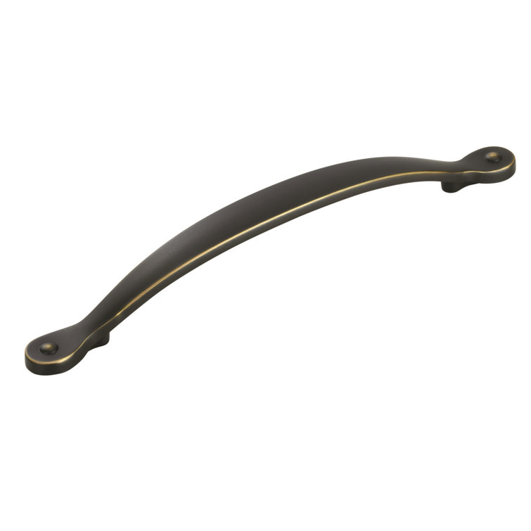 Satin Nickel 6-5/16" Arch Cabinet Pull with Mounting Hardware