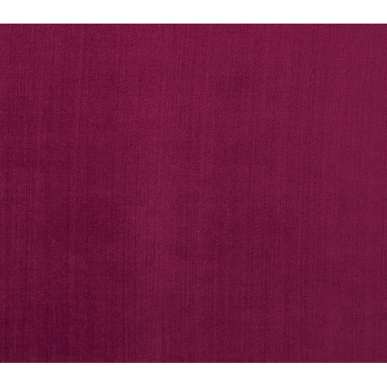 Roxanne Wine Red Velvet Diamond-Tufted Accent Chair