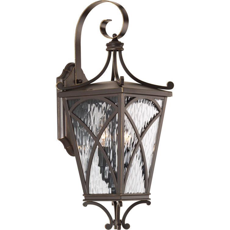 Cadence Oil Rubbed Bronze Outdoor Wall Lantern with Clear Glass