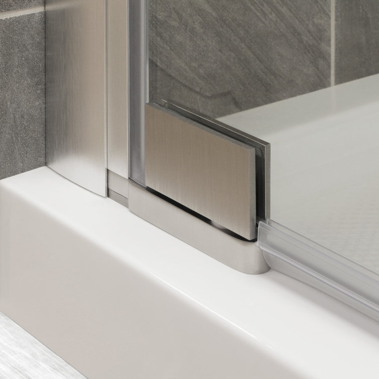 Ultra-G 35" x 72" Frameless Brushed Nickel Shower Door