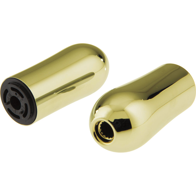 Polished Brass Modern Lever Handle Kit