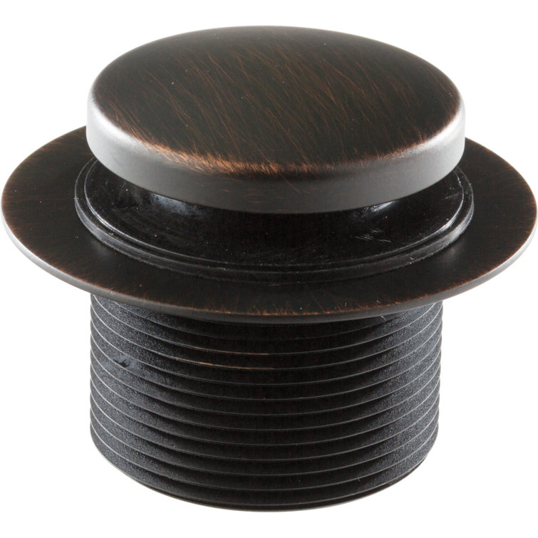 Modern Stainless Steel Toe Operated Tub Drain