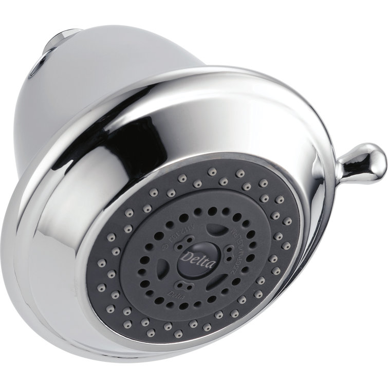 Chrome Handheld Wall Mounted Shower Head with Pulse Function