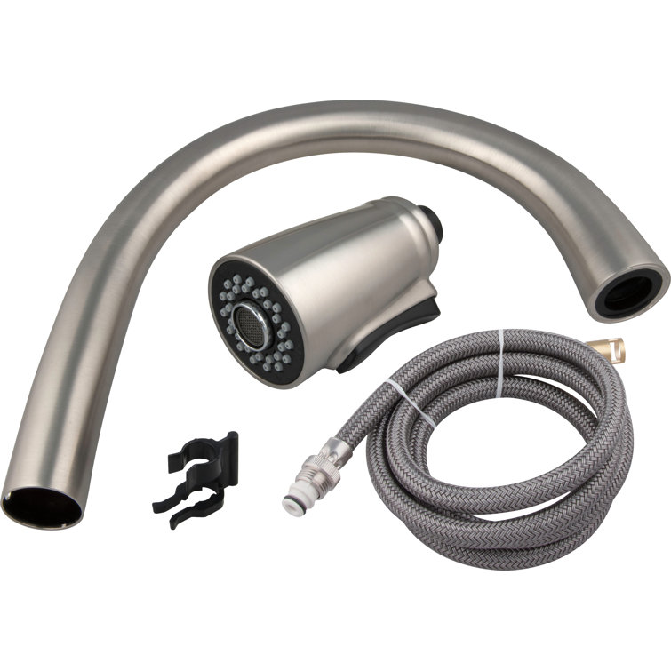Stainless Steel Modern Pull-Down Sprayer Assembly with Aerator