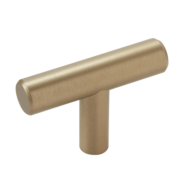 Golden Champagne Modern Metal Bar Pull with Mounting Hardware