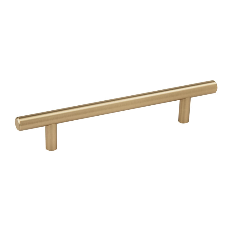 Golden Champagne 12-5/8 inch Steel Bar Pull with Mounting Hardware