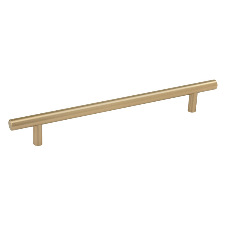 Golden Champagne 12-5/8 inch Steel Bar Pull with Mounting Hardware