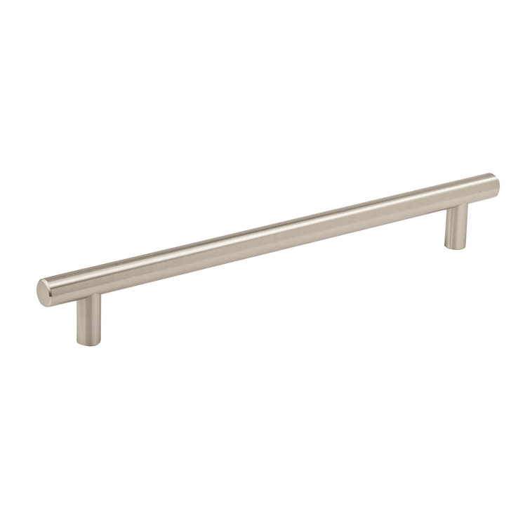 12-Inch Sterling Nickel Modern Bar Pull with Mounting Hardware