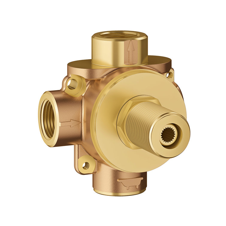 Grohe Brass and Blue 2-Way Pressure-Balancing Valve