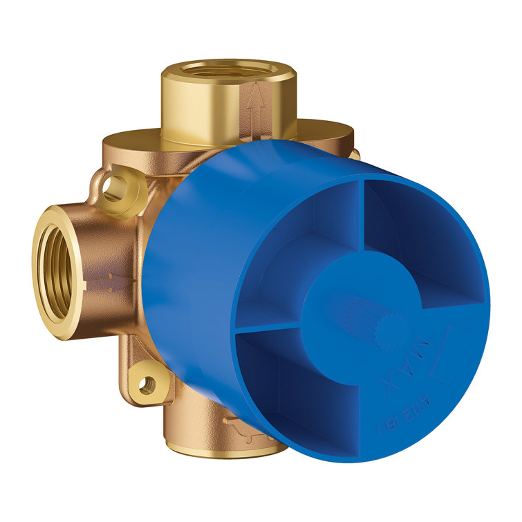 Grohe Brass and Blue 2-Way Pressure-Balancing Valve