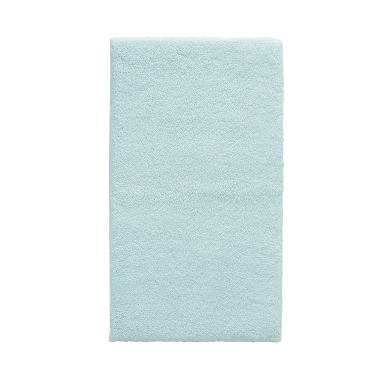 Luxurious Gray Microfiber Quick-Dry Spa Bath Rug